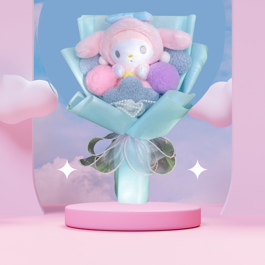 Pluszaki Kreskówkowe: My Melody, Kuromi, Cinnamoroll, Kt Cat