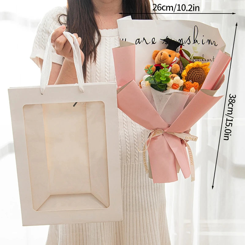 Szydełkowe Kwiaty – Bukiet na Absolutorium, Wieczne Kwiaty, Ślub