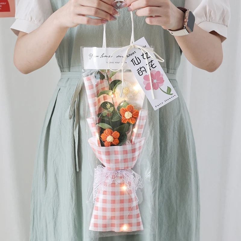 Szydełkowe Kwiaty – Bukiet na Absolutorium, Wieczne Kwiaty, Ślub