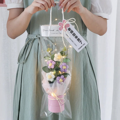 Szydełkowe Kwiaty – Bukiet na Absolutorium, Wieczne Kwiaty, Ślub