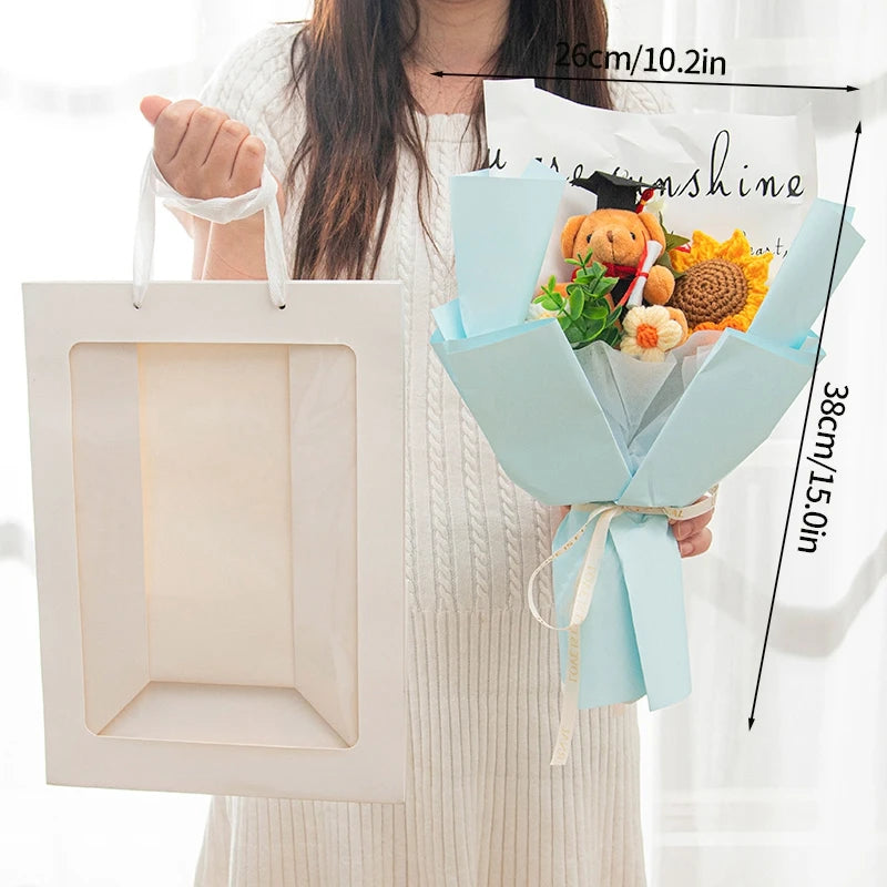 Szydełkowe Kwiaty – Bukiet na Absolutorium, Wieczne Kwiaty, Ślub