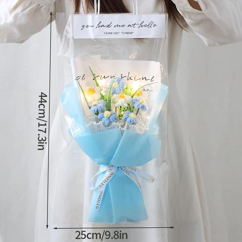 Szydełkowe Kwiaty – Bukiet na Absolutorium, Wieczne Kwiaty, Ślub