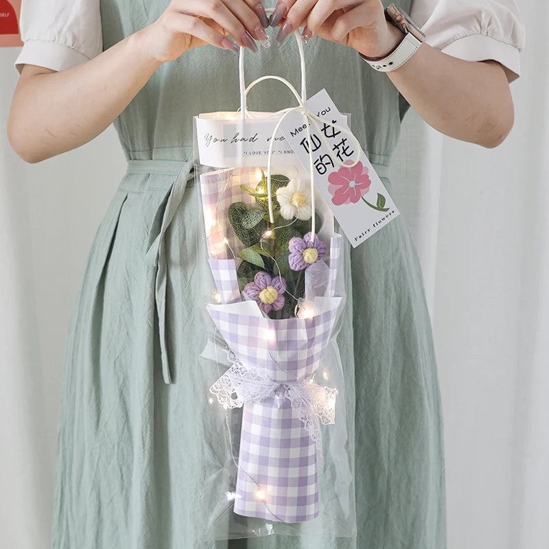 Szydełkowe Kwiaty – Bukiet na Absolutorium, Wieczne Kwiaty, Ślub