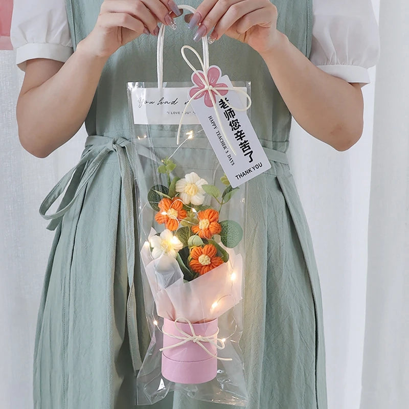 Szydełkowe Kwiaty – Bukiet na Absolutorium, Wieczne Kwiaty, Ślub