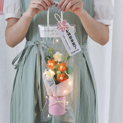 Szydełkowe Kwiaty – Bukiet na Absolutorium, Wieczne Kwiaty, Ślub