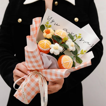 Szydełkowe Kwiaty – Bukiet na Absolutorium, Wieczne Kwiaty, Ślub