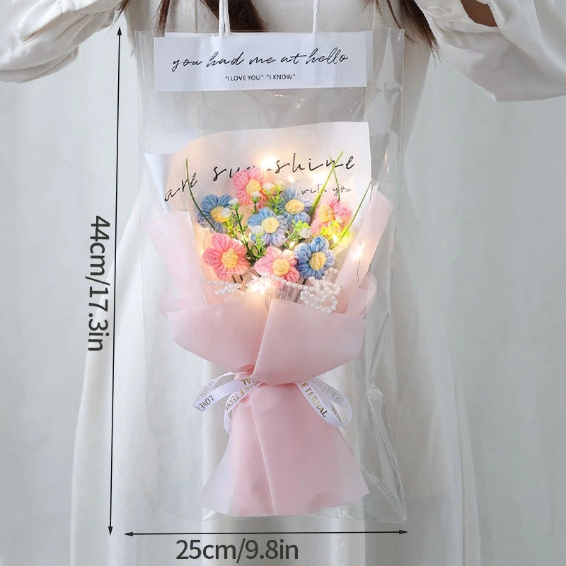 Szydełkowe Kwiaty – Bukiet na Absolutorium, Wieczne Kwiaty, Ślub