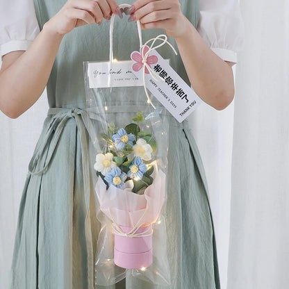 Szydełkowe Kwiaty – Bukiet na Absolutorium, Wieczne Kwiaty, Ślub